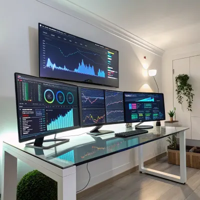 Dashboard en escritorio mostrando datos energéticos