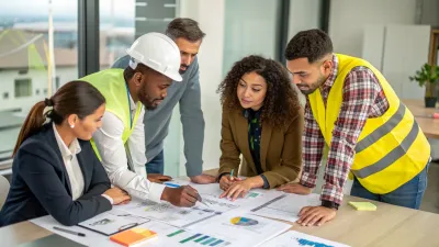 Equipo analizando datos del sector energético